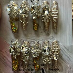 Hand Crafted Aquarium Press-On Nails